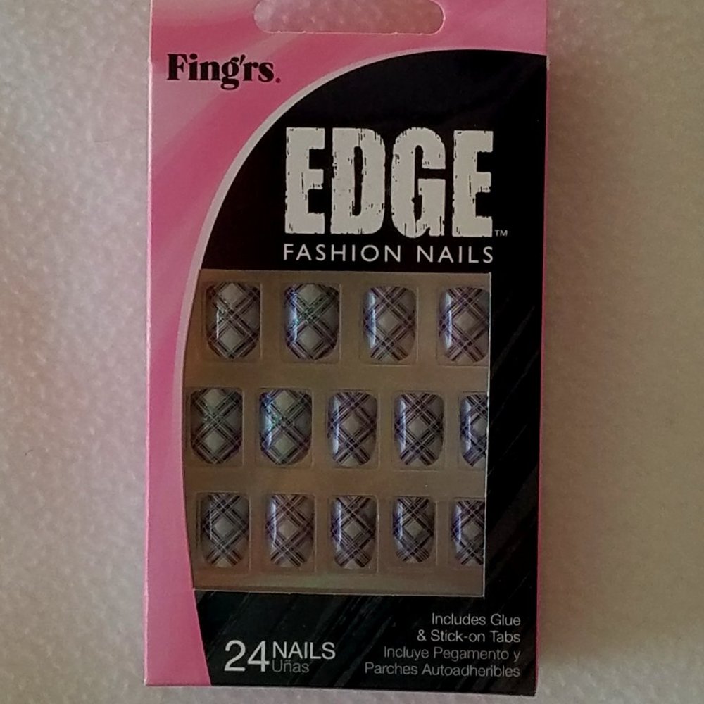 🌵3/$20🌵  Fing'rs Edge Fashion 24 Nails # 32584